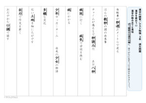 【東京書籍】漢字３年　３学期⑤